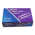 Nexx Silver paper clips 33mm 100’s  Copy